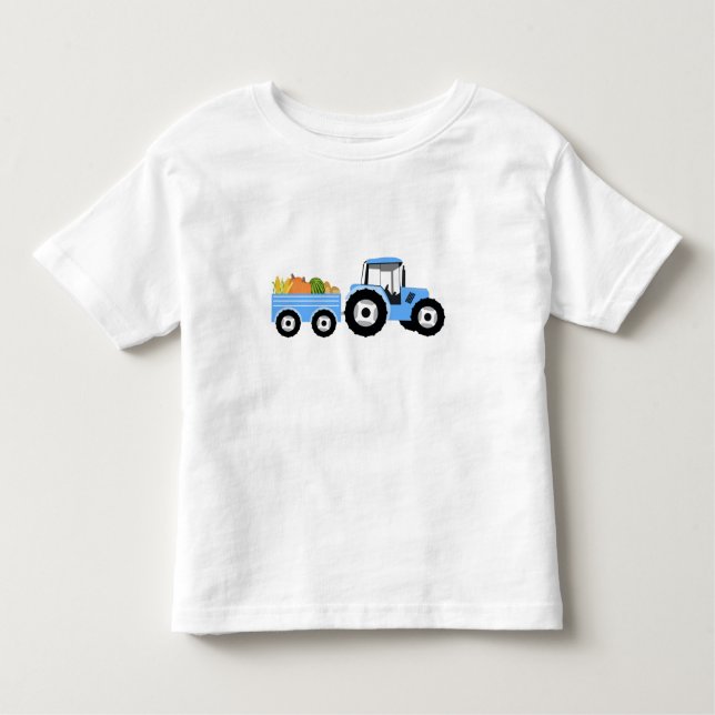 Camiseta Produto de Fazenda de caminhão azul (Frente)