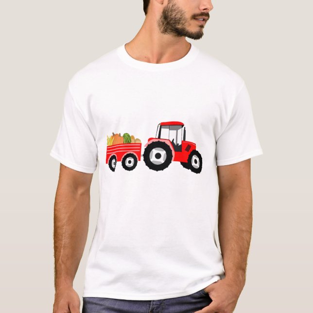 Camiseta Produto de Fazenda de caminhão vermelho (Frente)