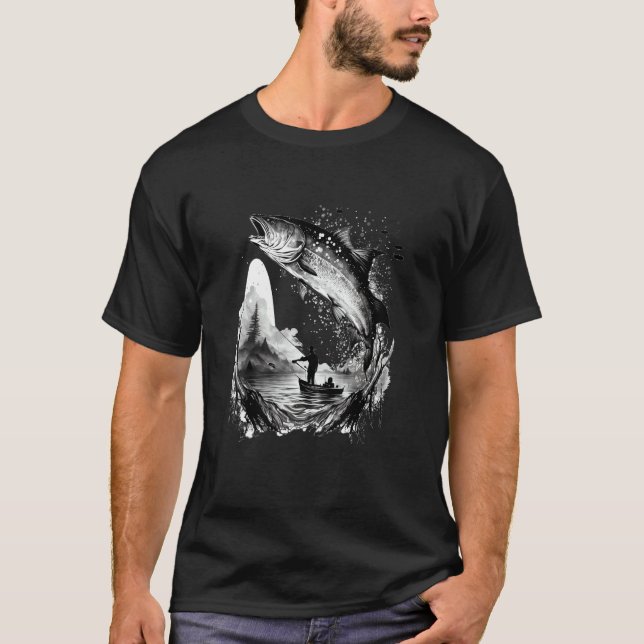 Camiseta Produto de pesca Trolling Casting_3 (Frente)