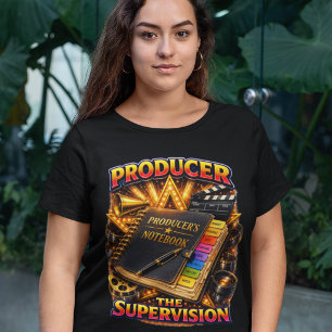 Camiseta Produtor - A Supervisão Feminino Escuro
