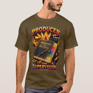 Camiseta Produtor - A Supervisão Masculino Escuro
