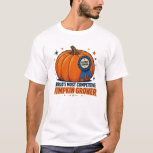 Camiseta Produtor de Abóboras Mais Competitivo do Mundo