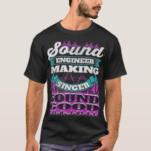 Camiseta Produtor de música Cara de som para músico Engen