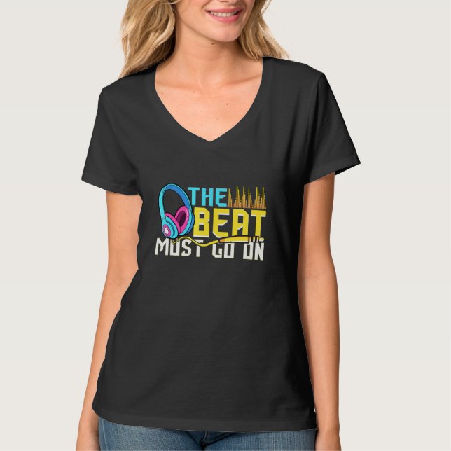 Camiseta Produtor de música da Beat Produtor Car Stereo Sou (Frente)