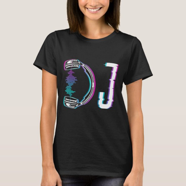 Camiseta Produtor De Música Dj Retro (Frente)