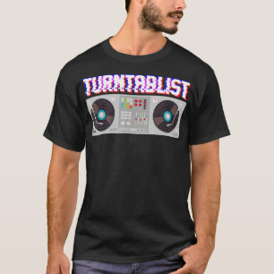 Camiseta Produtor de música DJ turnável Techno House Lover