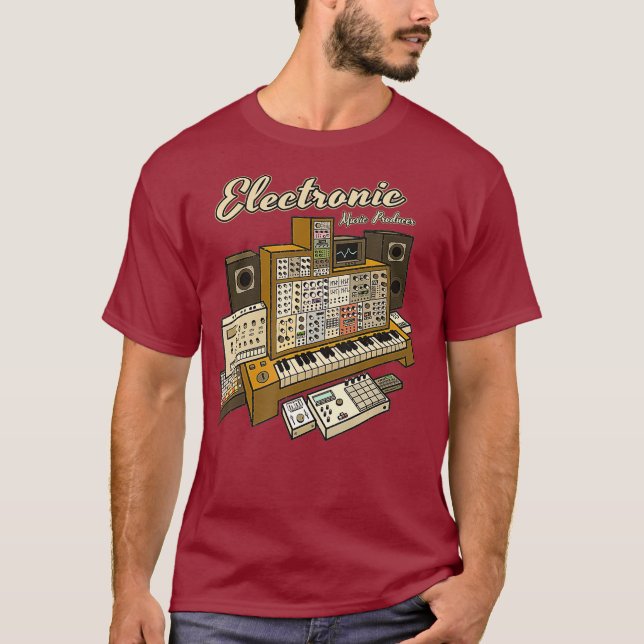 Camiseta Produtor de música eletrônica (Frente)