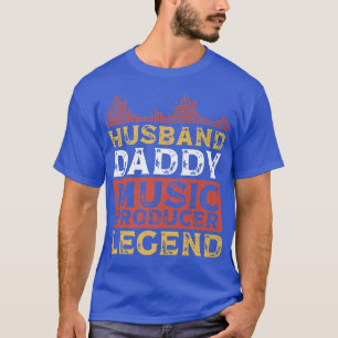 Camiseta Produtor de música Pai para marido