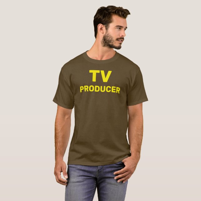 CAMISETA PRODUTOR DE TV (Frente Completa)