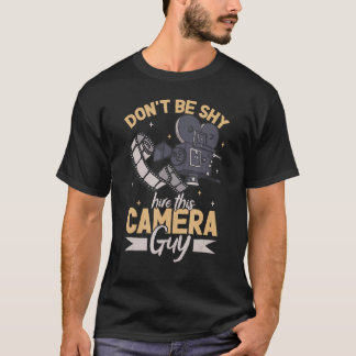 Camiseta produtor-escritor realizador diretor de filmagem F