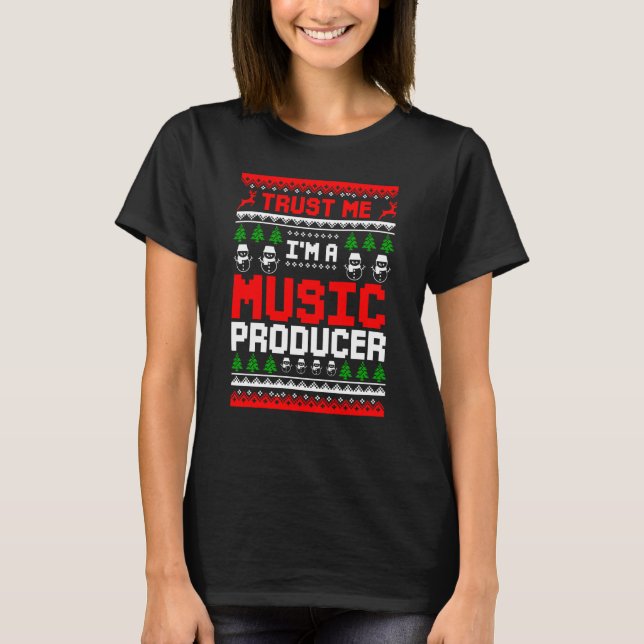 Camiseta Produtor Musical Compositor de Natal Gravadora Mús (Frente)