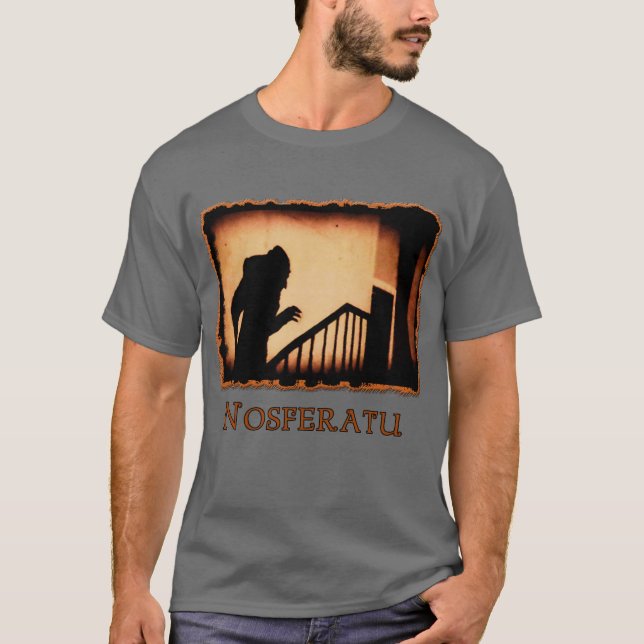 Camiseta Produtos assustadores do vampiro de Nosferatu (Frente)