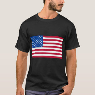 Camiseta Produtos básicos da bandeira americana