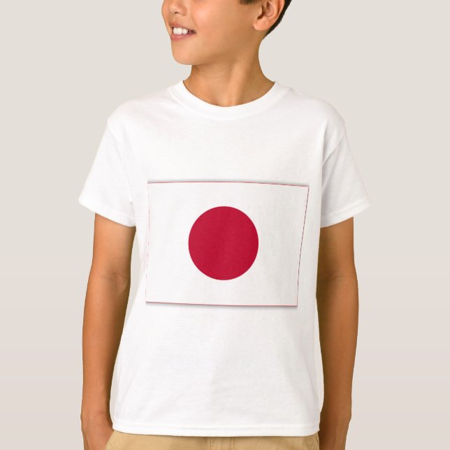 Camiseta Produtos de bandeira do Japão (Frente)