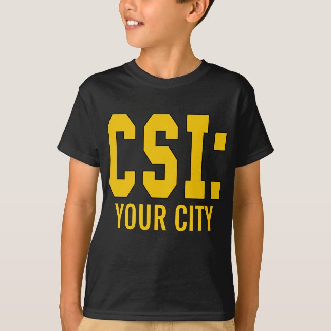 Camiseta Produtos de CUSTOMIZEABLE CSI (Frente)