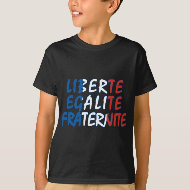 Camiseta Produtos de Liberte Egalite Fraternite (Frente)