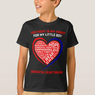 Camiseta Produtos do Mês de Conscientização do CHD do Filho