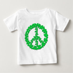 Camiseta Produtos do sinal de paz do trevo