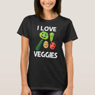 Camiseta Produtos Hortícolas Para Masculinos Veggies Frutas
