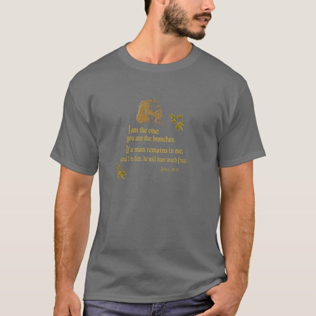 Camiseta Produtos John 15:5 (Frente)