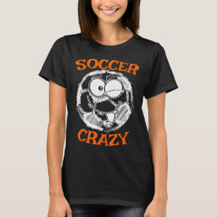 Camiseta Produtos Loucos de Futebol Para Crianças Pequenas