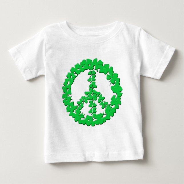 Camiseta Produtos para Sinais de Paz Shamrock (Frente)