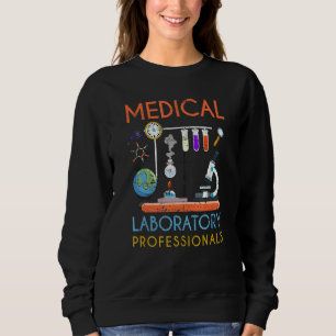 Camiseta Prof. Laboratório Médico do Microscópio Med Lab Sc