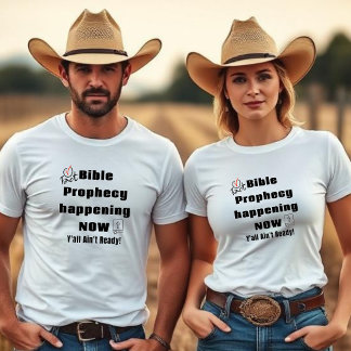 Camiseta Profecia Bíblica Acontecendo Agora Unisex