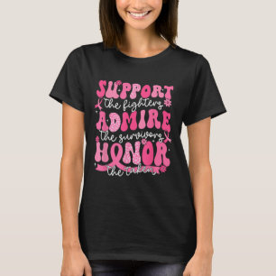 Camiseta Proferir o guerreiro da consciência do Cancer da M