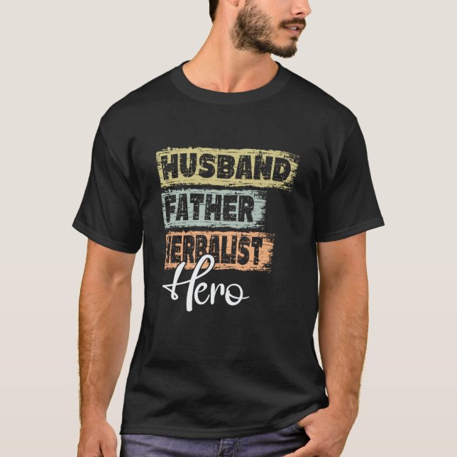 Camiseta Profession dad hero father Herbalist  1 (Frente)
