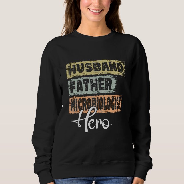 Camiseta Profession dad hero father Microbiologist (Frente)