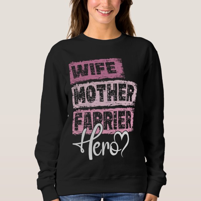 Camiseta Profession mom hero mother Farrier  1 (Frente)