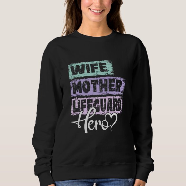 Camiseta Profession mom hero mother Lifeguard  1 (Frente)