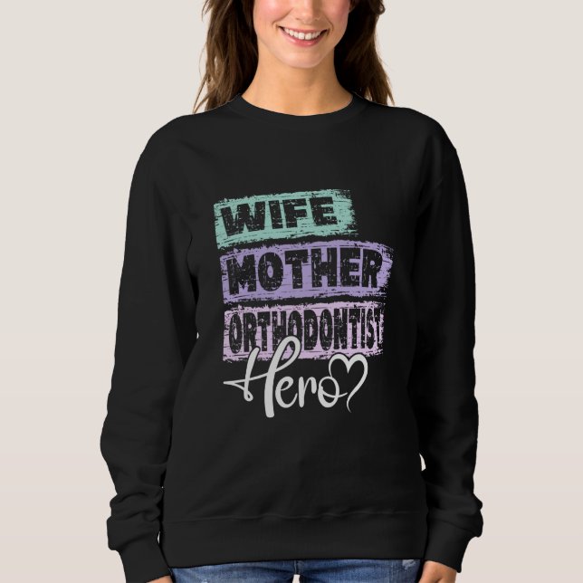 Camiseta Profession mom hero mother Orthodontist  1 (Frente)