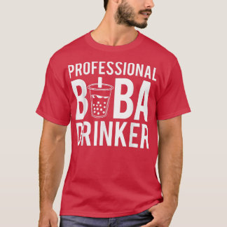 Camiseta Professional Boba Drinker Bubble Tea 1572