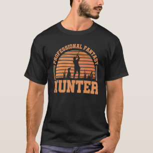 Camiseta Professional Fantasy Hunter Retro Forest Vintage H