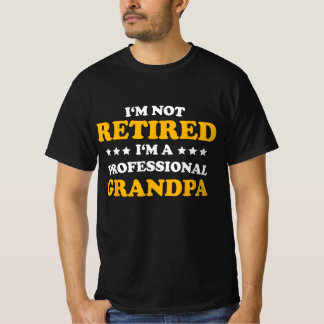 Camiseta Professional Grandpa – Classic Retirement Gift