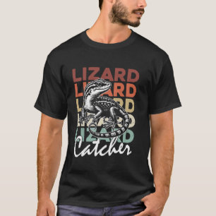 Camiseta Professional Lizard Catcher Funny Retro Gecko Liza