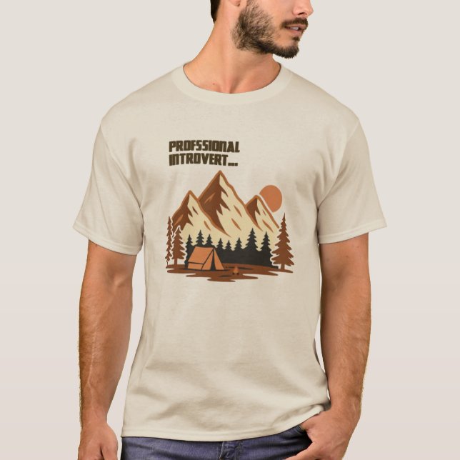 Camiseta Professional Mountain Introvert  (Frente)