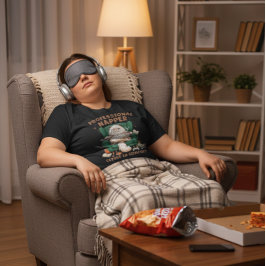 Camiseta Professional Napper Funny Cat Comfort Expert