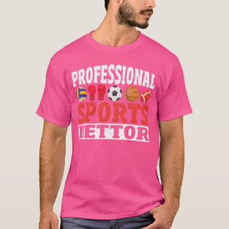 Camiseta Professional Sports Bettor Sports Betting Parlay b