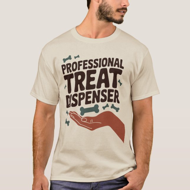 Camiseta Professional Treat Dispenser - Dog Parent Fun (Frente)