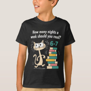 Camiseta Professor 6-7 Quantas Noites Por Semana Você Deve