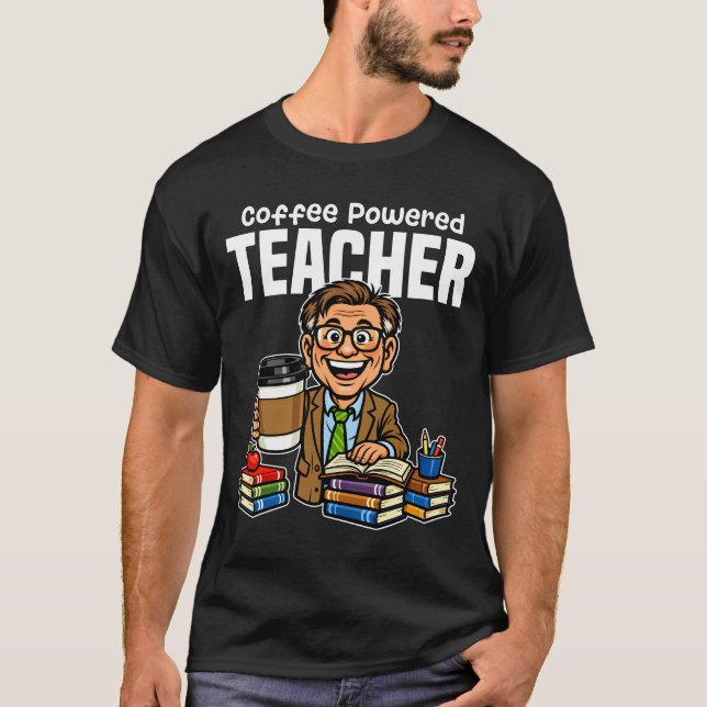 CAMISETA PROFESSOR - À BASE DE CAFÉ (Frente)