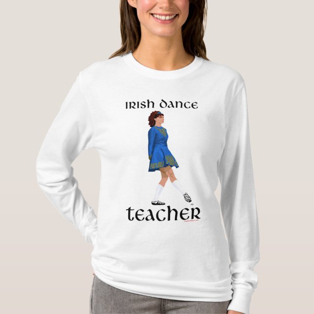 Camiseta Professor(a) de Dança Irlandesa Passo a Passo (Frente)