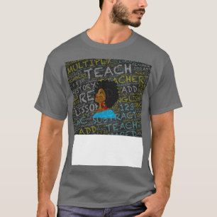 Camiseta Professor Africano Americano Afro 1