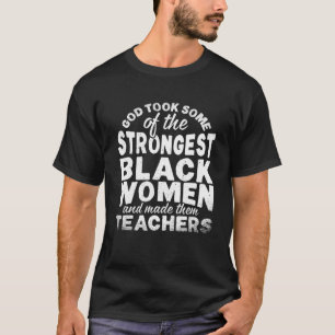 Camiseta Professor Africano-Americano de Escolas Oferece Hi
