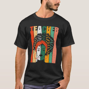 Camiseta Professor Africano-Americano de História Negra Mês