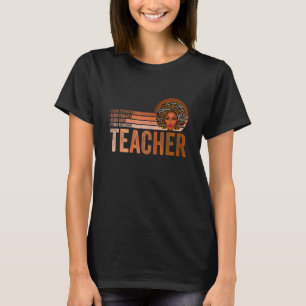 Camiseta Professor Afro Melanin African A