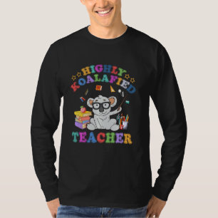 Camiseta Professor Altamente Koalafied Koala Ursa De Volta 